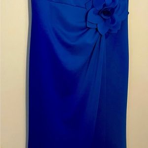 Blue formal gown, size 14, worn once
